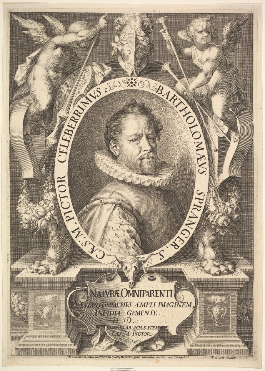 Bartholomeus Spranger ، حوالي 1618 بواسطة جان مولر
