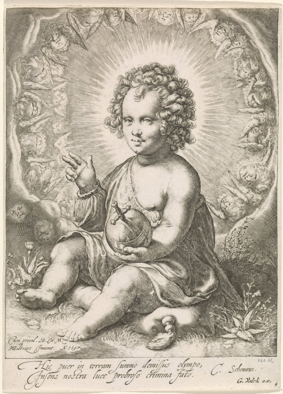 قبل Christuskind als Salvatore بواسطة جان ساينريدام (منسوب إلى)