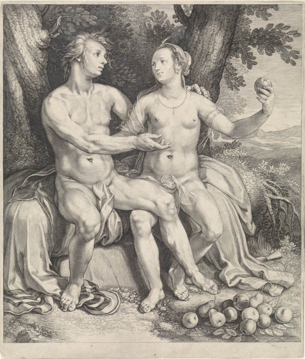 Vertumnus en Pomona بواسطة جان ساينريدام