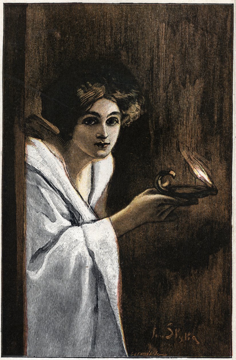 رسم توضيحي لجان ستيكا (1858-1925) لرواية "Quo Vadis" بقلم هنريك سينكيويتز. بواسطة جان ستيكا