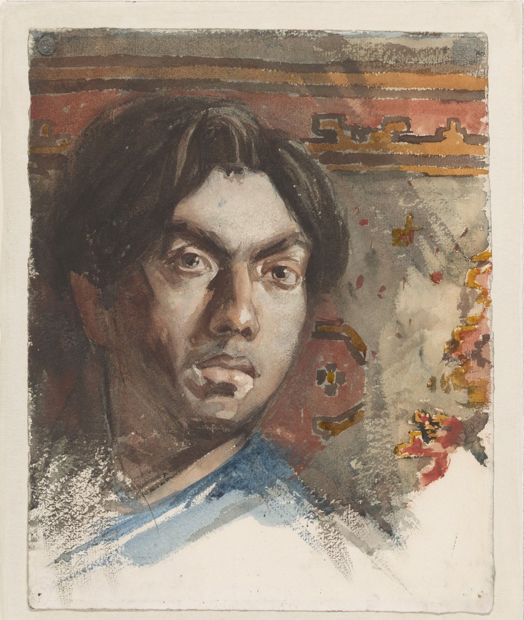 بورتريه ذاتي ، 1881. بواسطة جان تروب