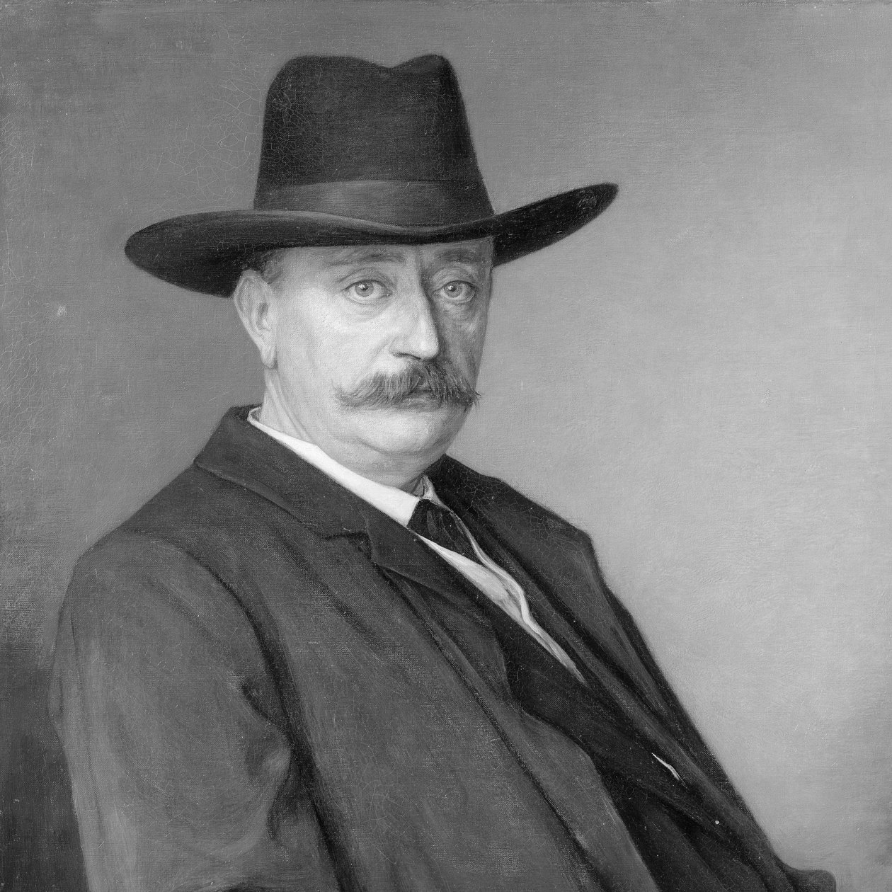 يوهانس مارتينوس ميسشارت (1857-1922). مغني ومعلم غناء بواسطة جان فيث (توقيع الفنان)