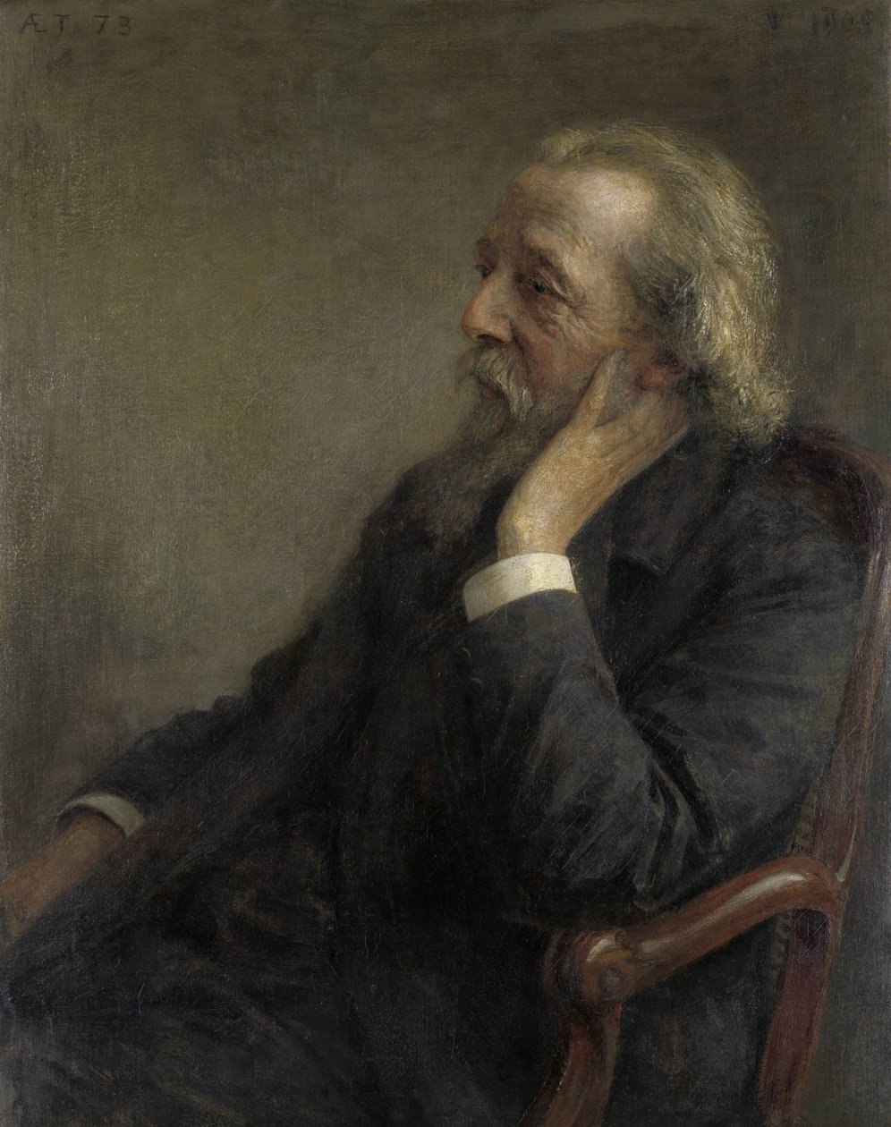 صورة للقس بيتروس هيرمانوس هوغنهولتز (1834-1911) ، مؤسس Vrije Gemeente بواسطة جان فيث