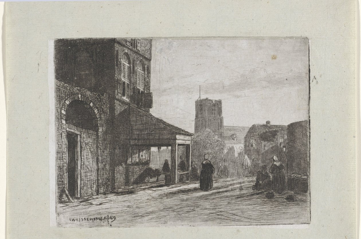 منظر لـ Sint-Martinuskerk في Woudrichem بواسطة جان فايسنبروخ