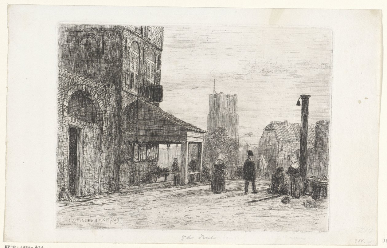 منظر لـ Sint-Martinuskerk في Woudrichem بواسطة جان فايسنبروخ