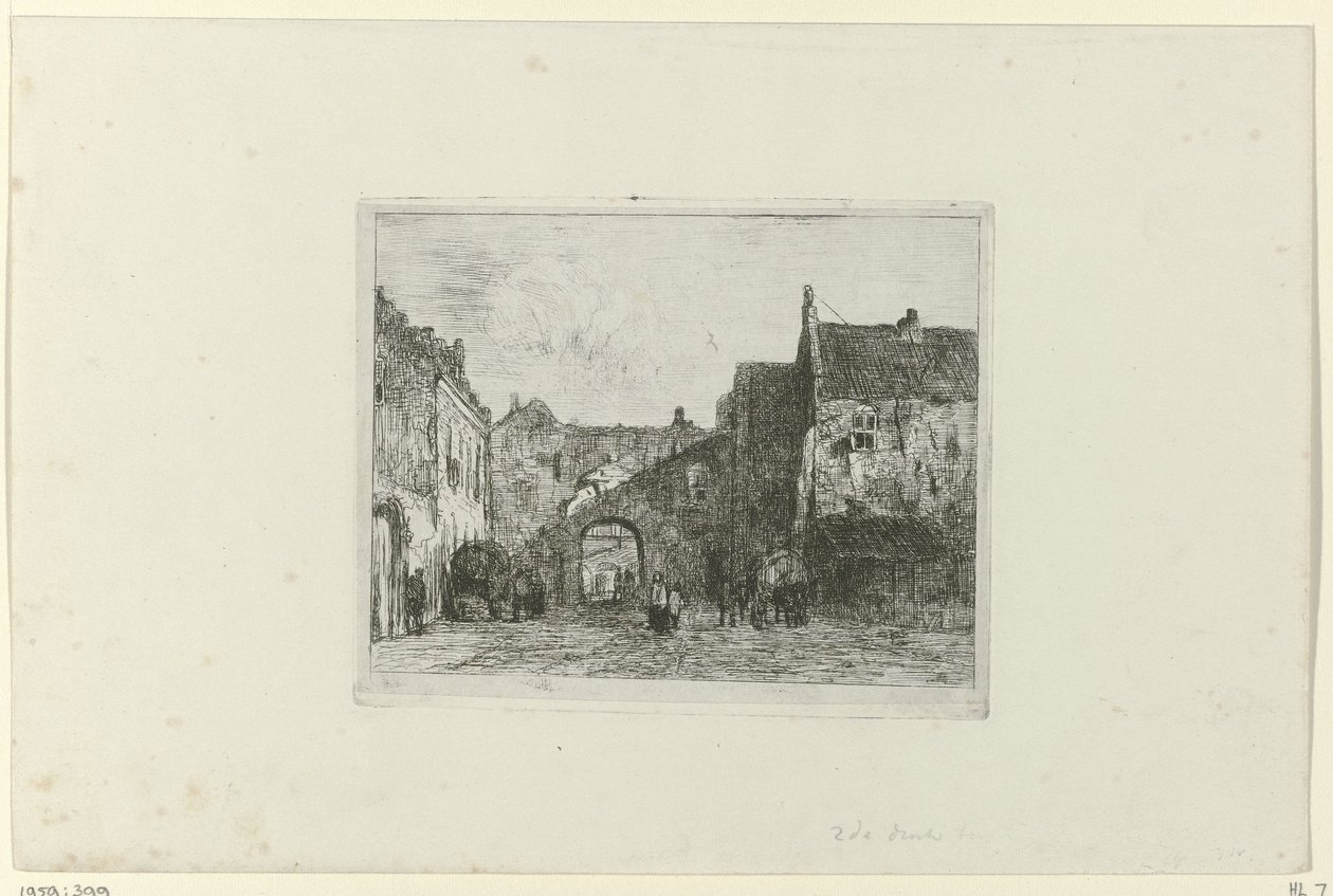 منظر لـ Binnenhof بواسطة جان فايسنبروخ
