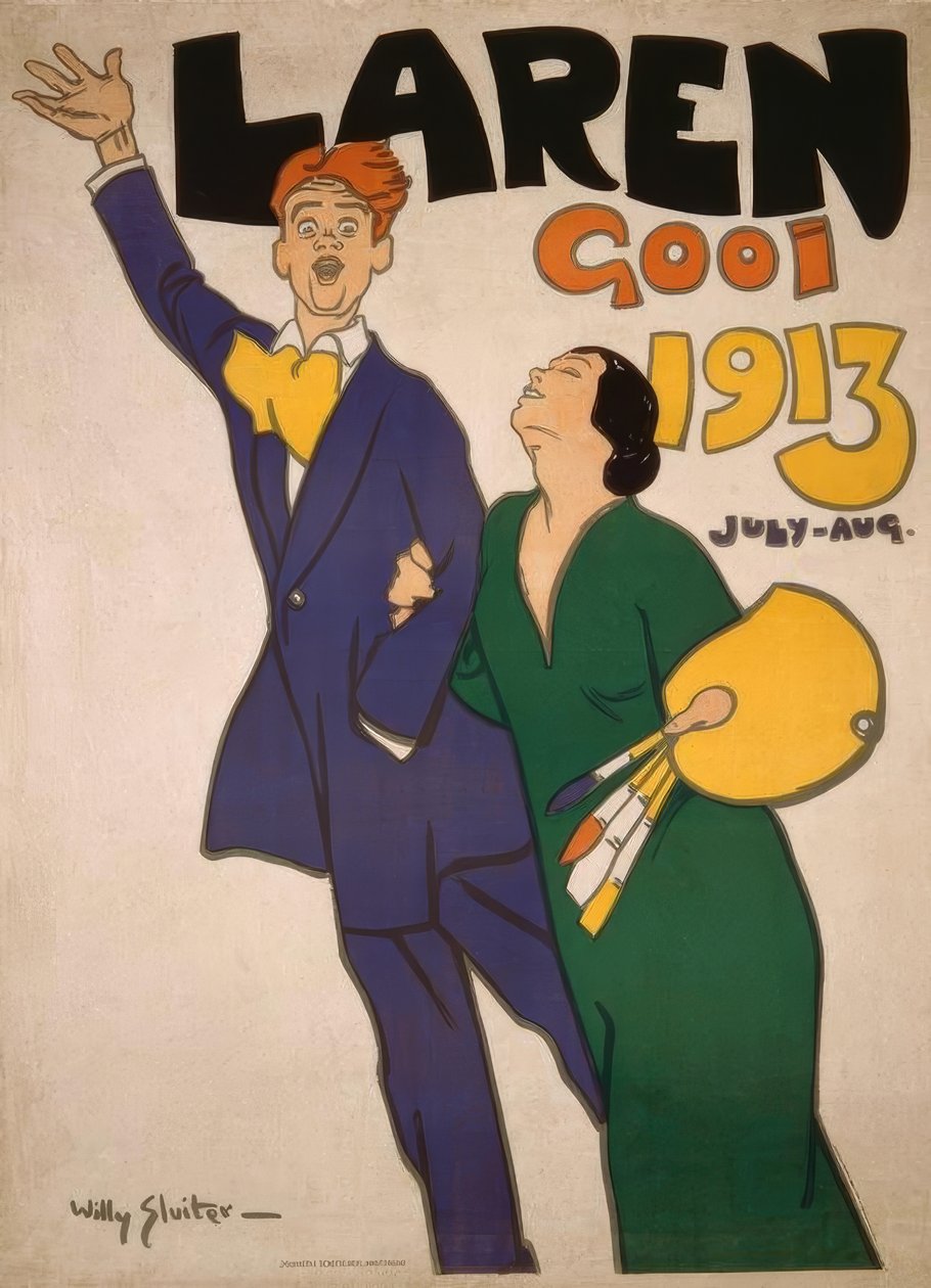 LAREN THROW 1913 يوليو - أغسطس. بواسطة جان ويليم سلويتير
