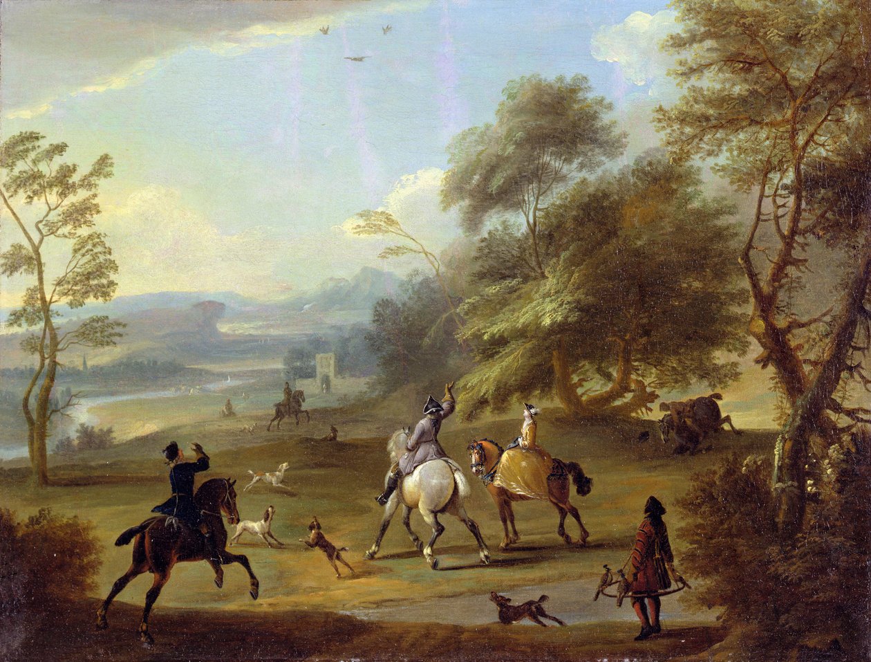 حزب هوكينج ، ج .1690 بواسطة جان ويك