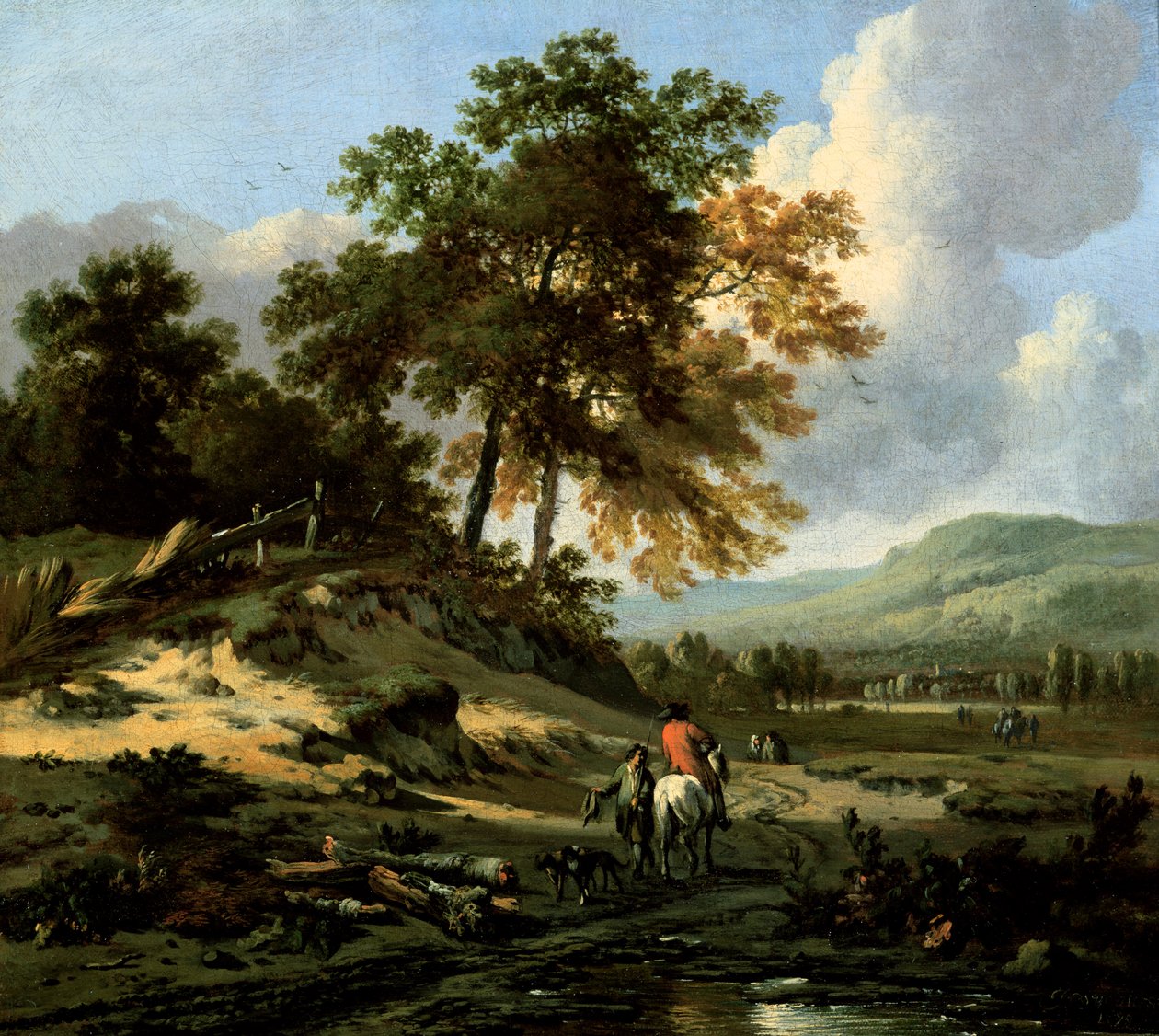 منظر طبيعي بأشكال ، 1679 بواسطة جان ويننانتس