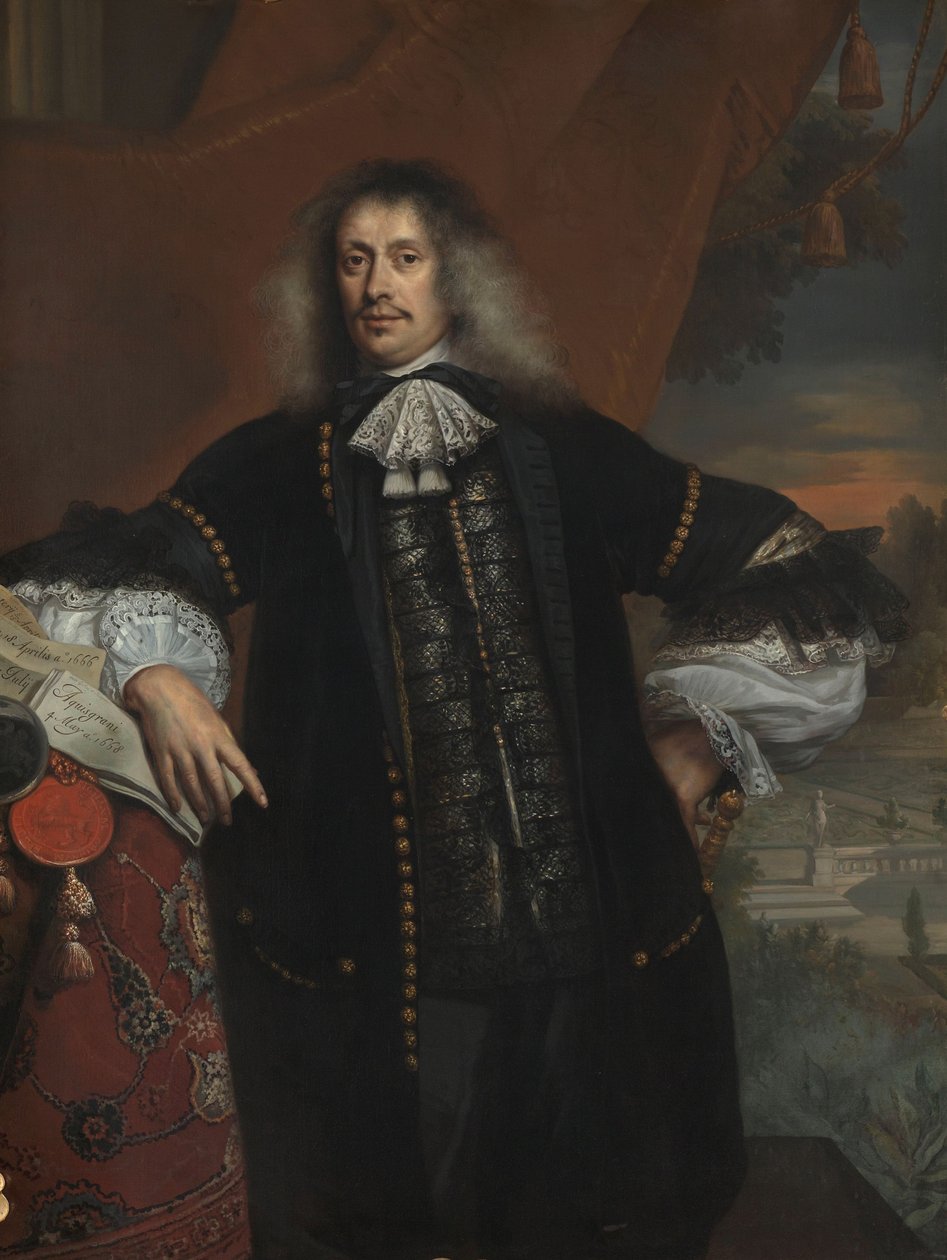 هيرونيموس فان بيفيرنينجك (1614-1690). رب Teylingen. مسؤول الرواتب الحكومية ، 1670 بواسطة جان دي باين