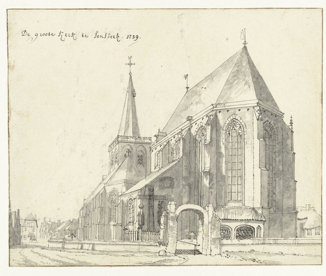غروت كيرك في Sonsbeck The Grote Kerk في Sonsbeek (العنوان على الكائن) بواسطة جان دي بيير