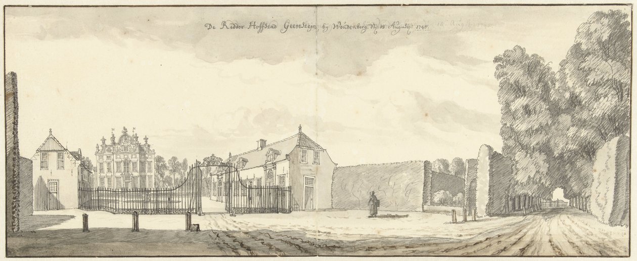 Ridderhofstad Geerestein بالقرب من Woudenberg بواسطة جان دي بيير
