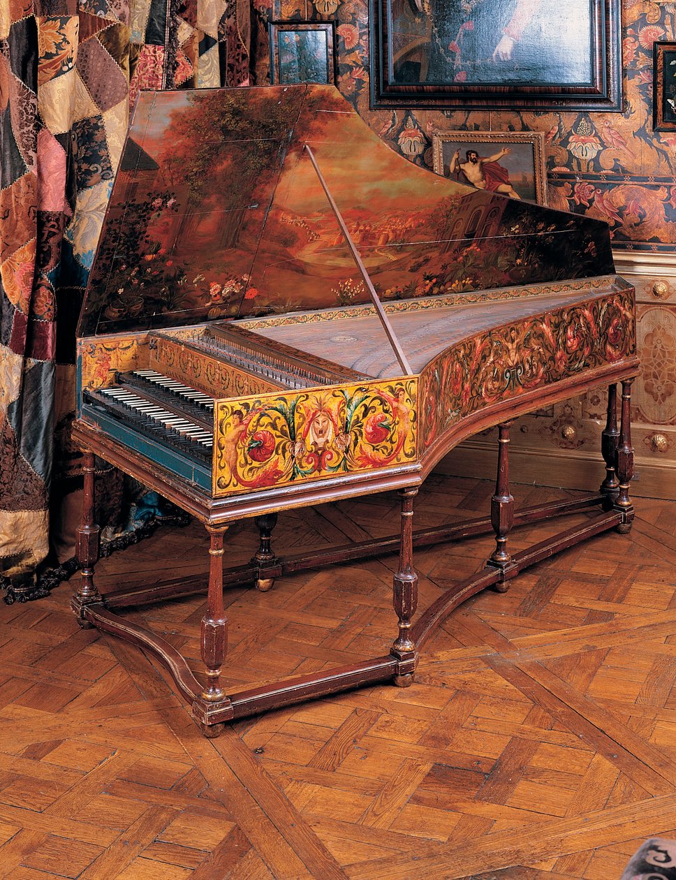 مزدوج harpsichord اليدوي بواسطة جان أو جوان ركرز
