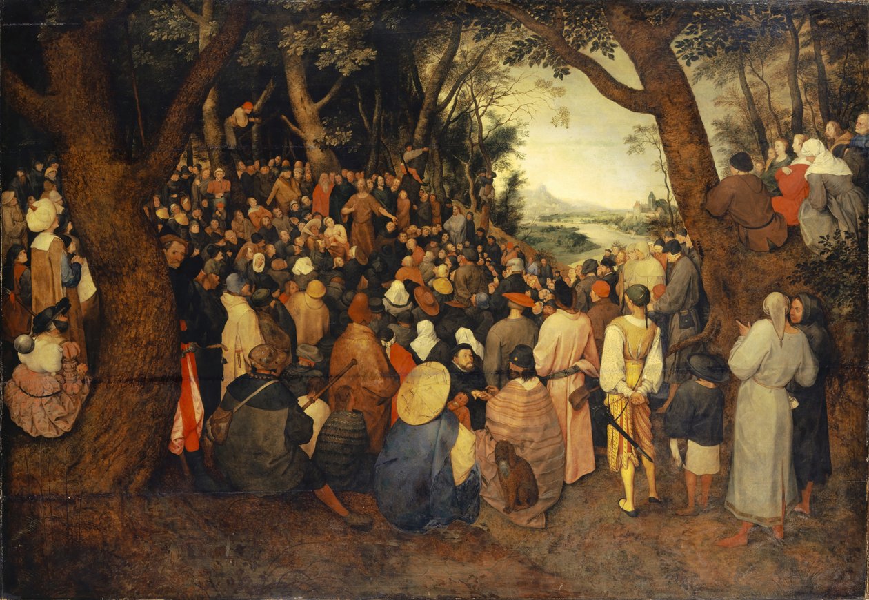 خطبة القديس يوحنا المعمدان ، ص 1598 بواسطة جان الأكبر بروغل