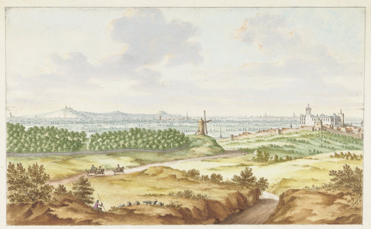 منظر كليف من Galgenberg بواسطة جان فان كول (أنا)