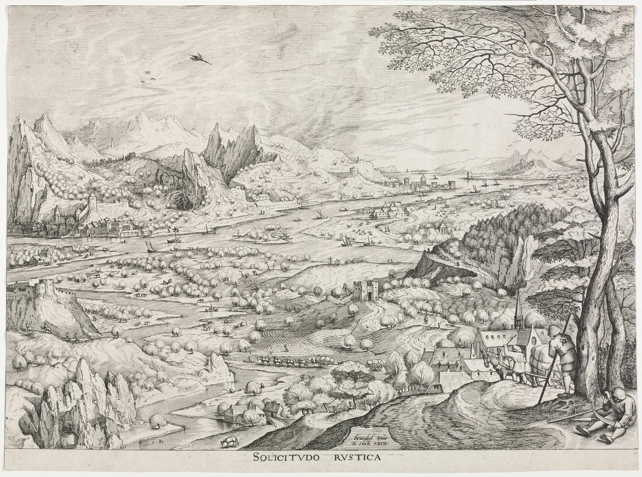 المناظر الطبيعية الكبيرة: العزلة الريفية ، ج. 1555-1558. بواسطة جان فان دويتشوم