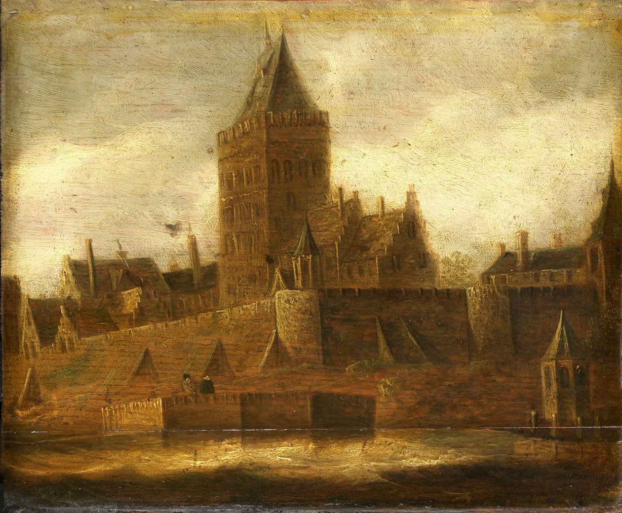 منظر لـ Valkhof في Nijmegen بواسطة جان فان جوين (ذكر)