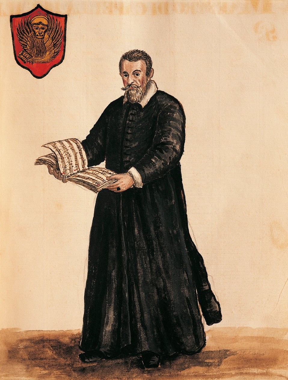 Italy, Venice, Portrait of Italian Composer Claudio Monteverdi (1567 - 1643) بواسطة جان فان جريفينبروك