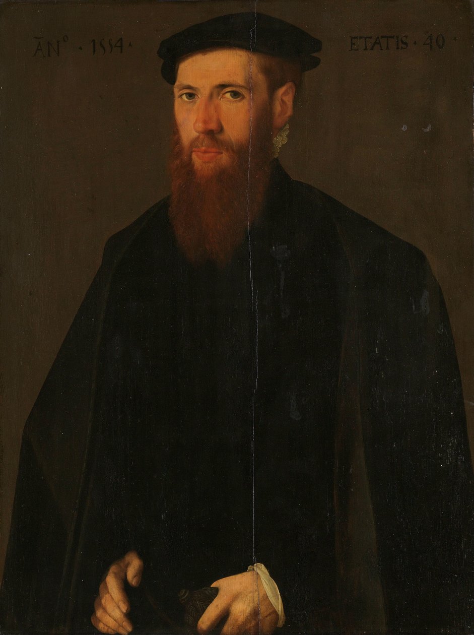 صورة فيليم فان لوخورست (1514-64) بواسطة جان فان سكوريل (نسخ بعد)