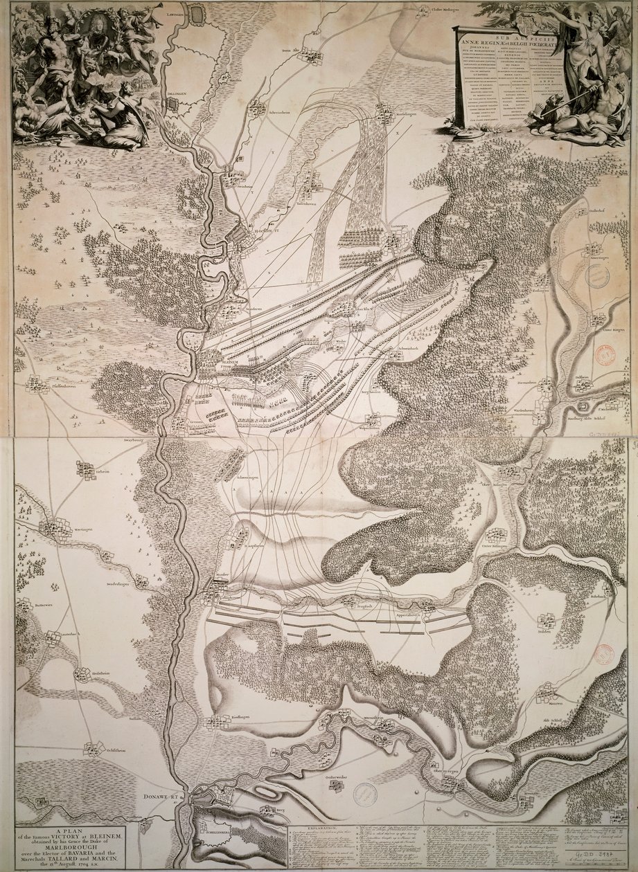 The Battle of Blindheim on August 13 بواسطة جان فان فيانين