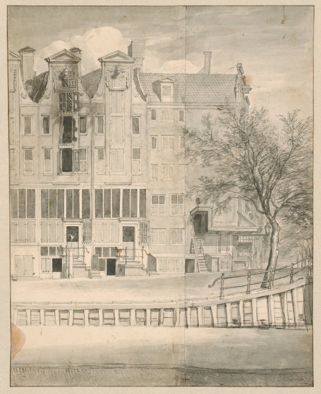 منزل محترق في Leidsegracht ، 1684 بواسطة جان فان دير هايدن