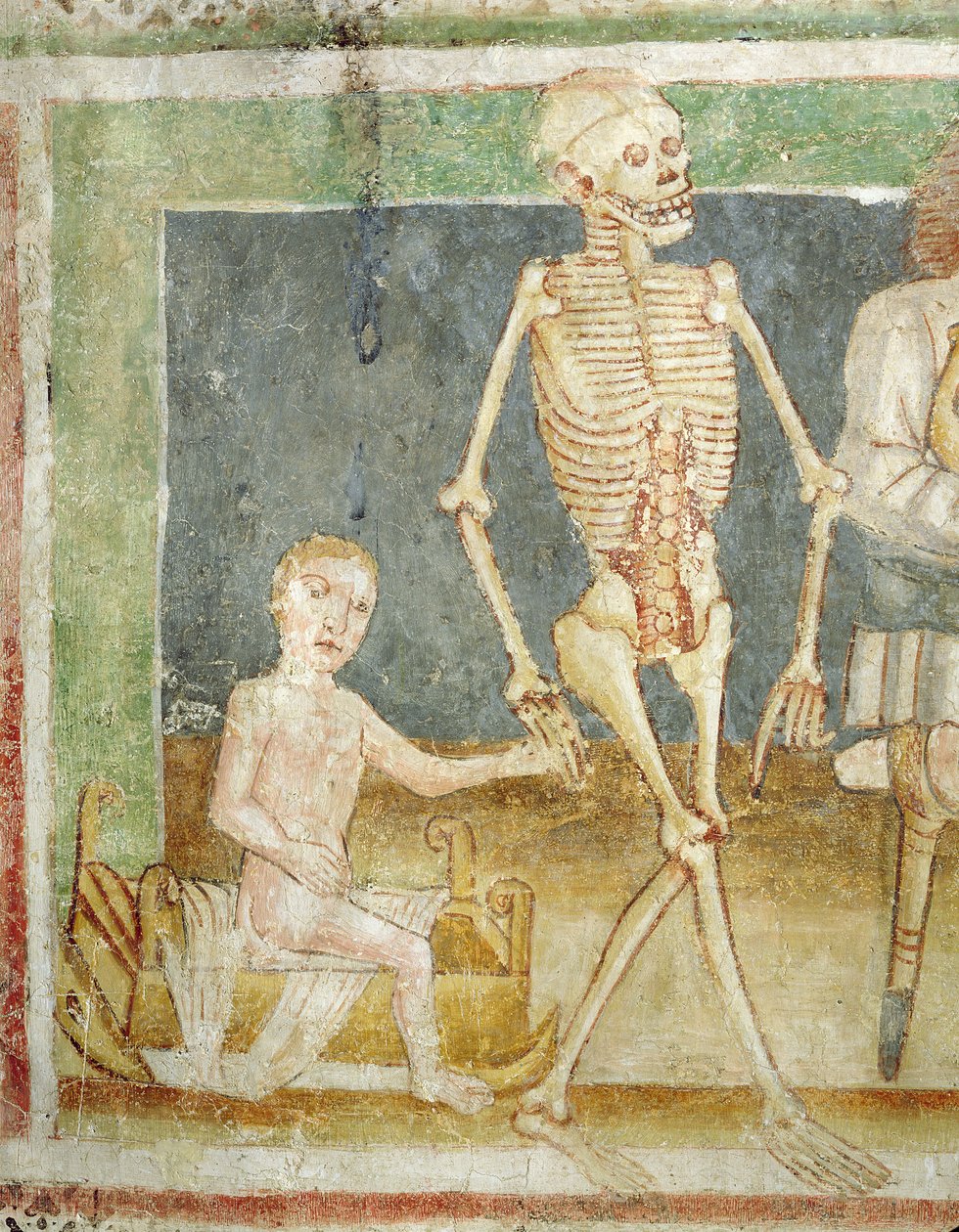 رقصة الموت: الموت والطفل ، 1490 بواسطة جانيز كاستاف