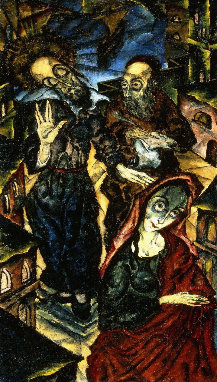 مباركة الحاخام بعل الشام ، 1918-1919 (زيت على قماش) بواسطة يانكل أدلر