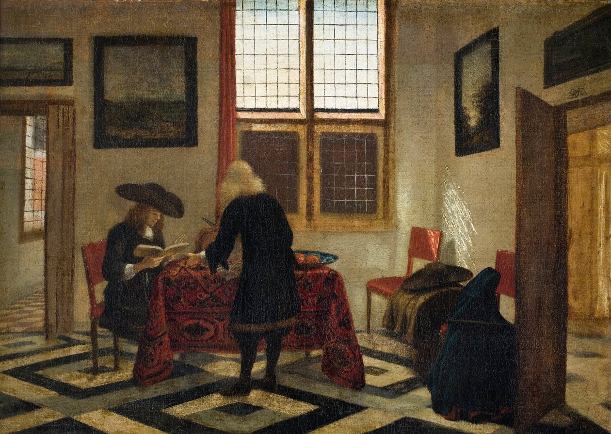 المشهد الداخلي ، ج .1670 بواسطة يانسنز