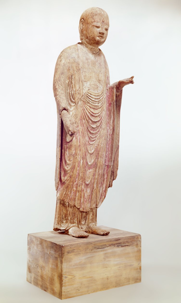 Jizo ، فترة Heian (الخشب) (انظر أيضًا 2664) بواسطة المدرسة اليابانية
