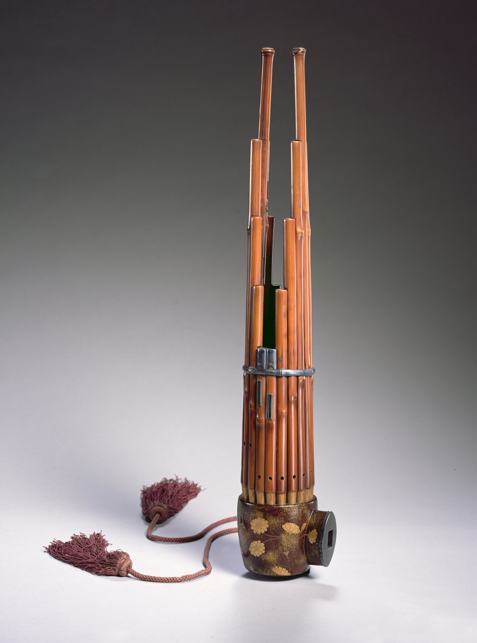 Sho Mouth Organ (الخيزران) بواسطة المدرسة اليابانية