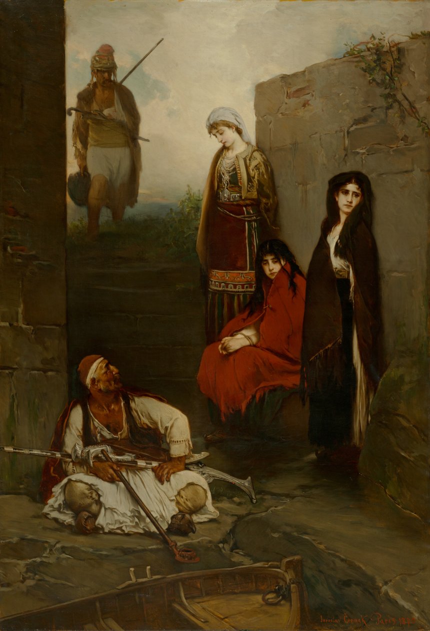 الأسرى (نساء الجبل الأسود الأسير) ، 1870 بواسطة ياروسلاف سيرماك