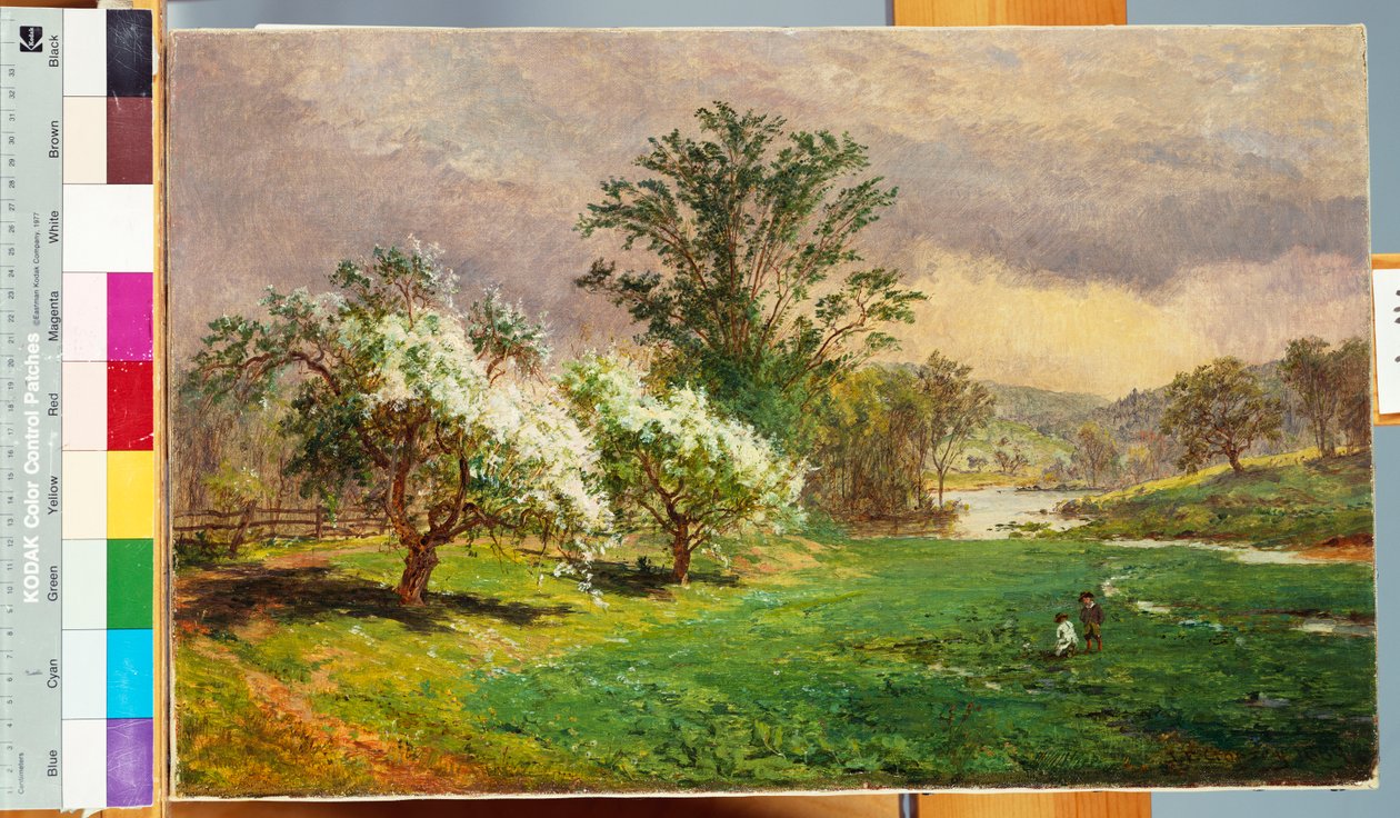 زمن أزهار التفاح ، 1899 بواسطة جاسبر فرانسيس كروبسي