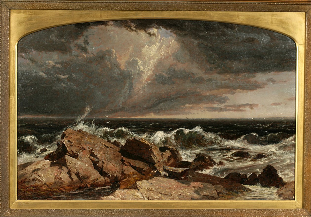 مشهد الساحل ، 1855 بواسطة جاسبر فرانسيس كروبسي