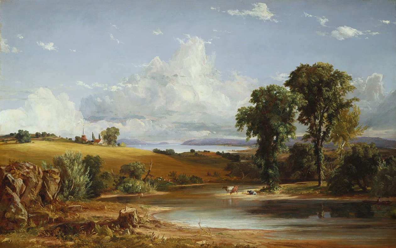 بعد ظهر الصيف في هدسون ، 1852 بواسطة جاسبر فرانسيس كروبسي