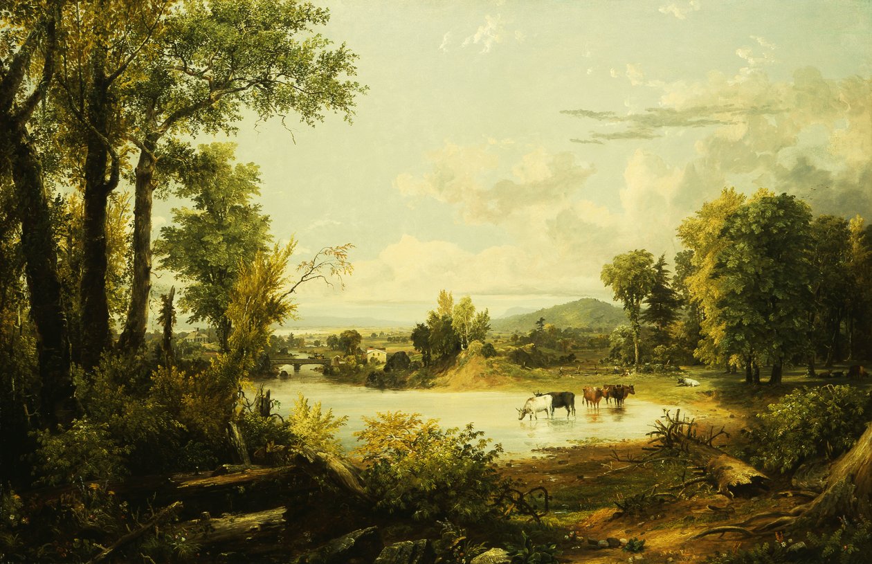 الوادي الهادئ ، 1856 بواسطة جاسبر فرانسيس كروبسي