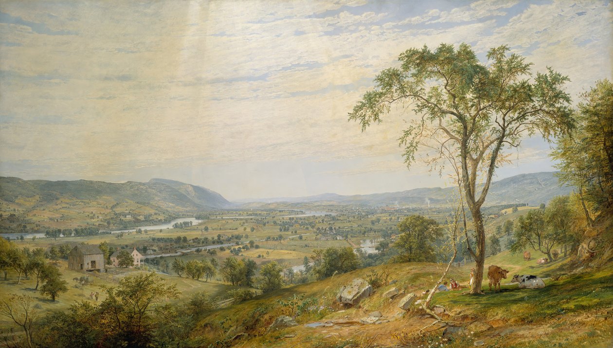 وادي وايومنغ ، 1865. بواسطة جاسبر فرانسيس كروبسي