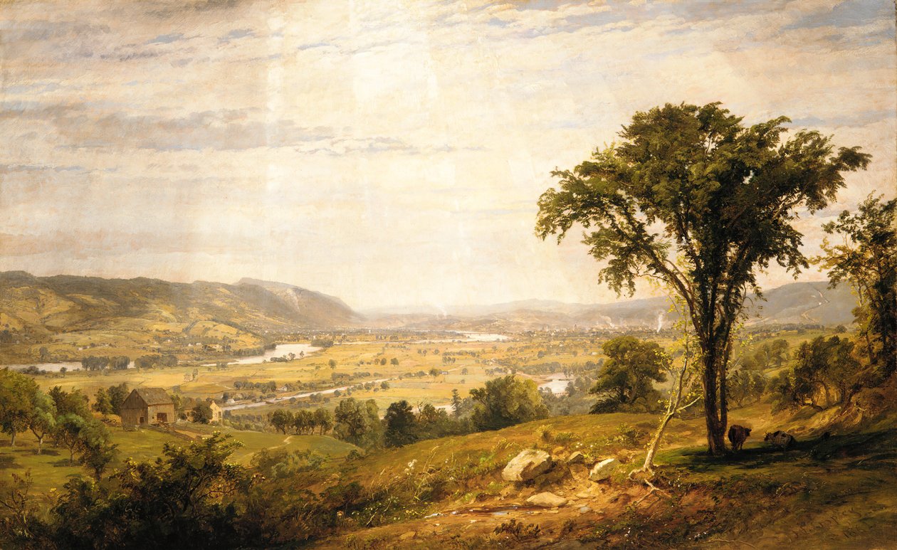 وادي وايومنغ ، بنسلفانيا ، 1864. بواسطة جاسبر فرانسيس كروبسي