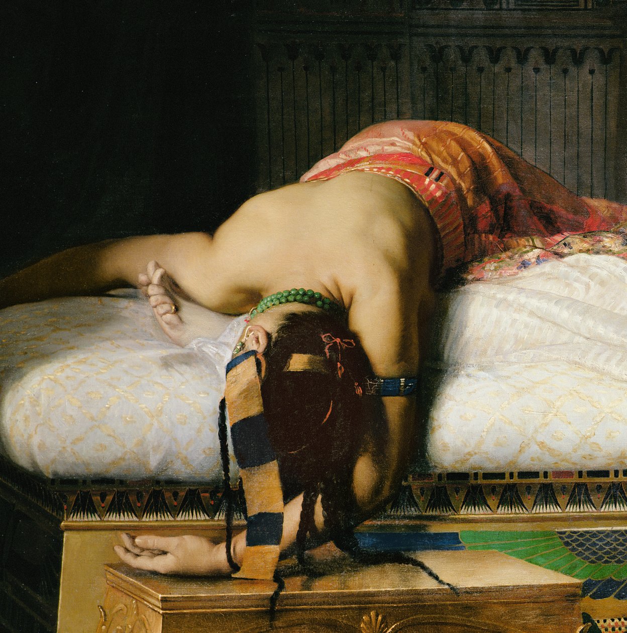 وفاة كليوباترا ، 1874 (تفاصيل 26262) بواسطة جان أندريه ريكسينز