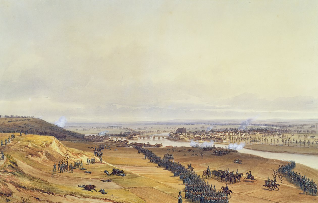 معركة مونتيرو ، 18 فبراير 1814 ، 1840 بواسطة حصن جان انطوان سمعان