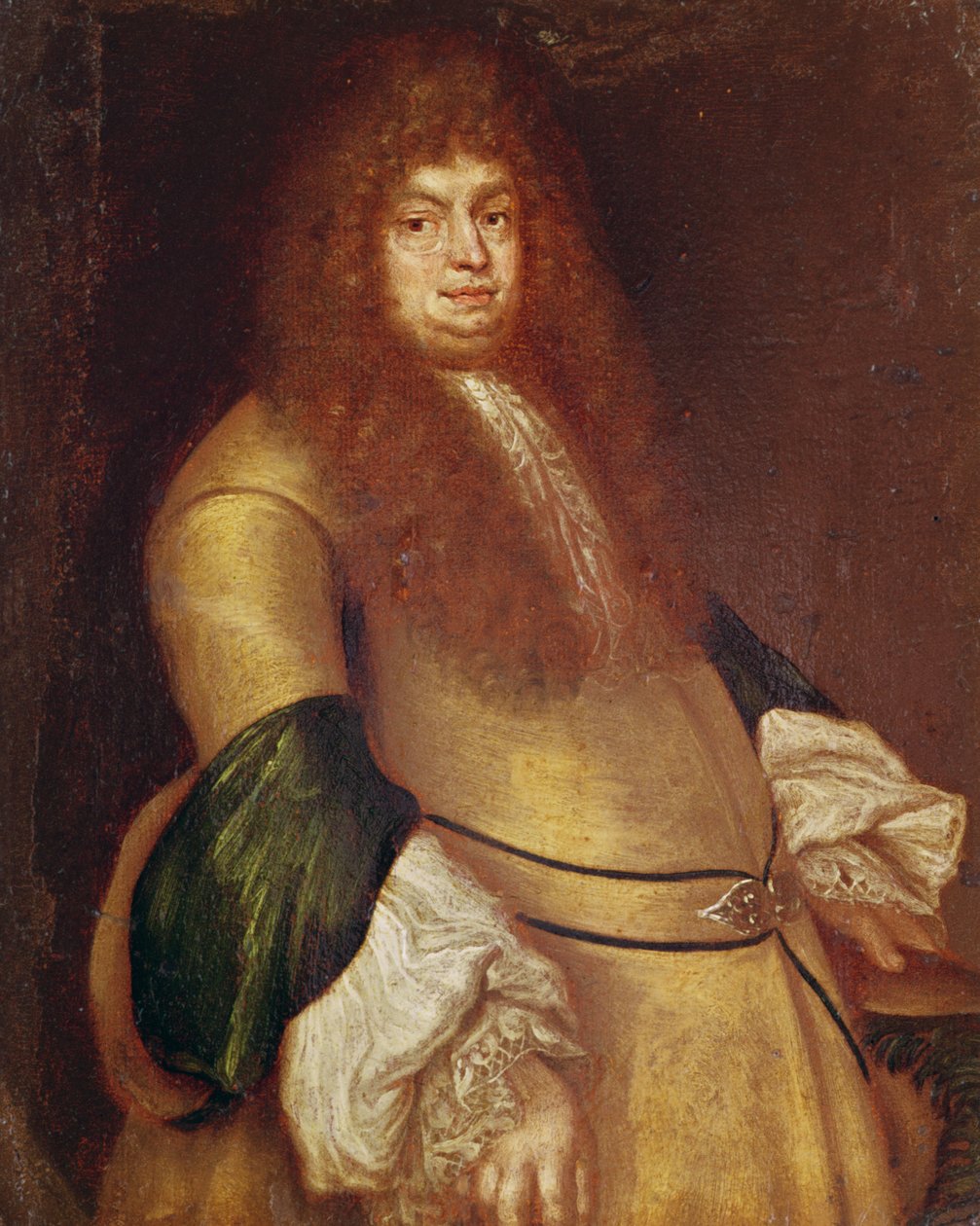 بورتريه أنطوان دي لا روكي c.1721 (زيت على خشب) بواسطة جان أنطوان واتو
