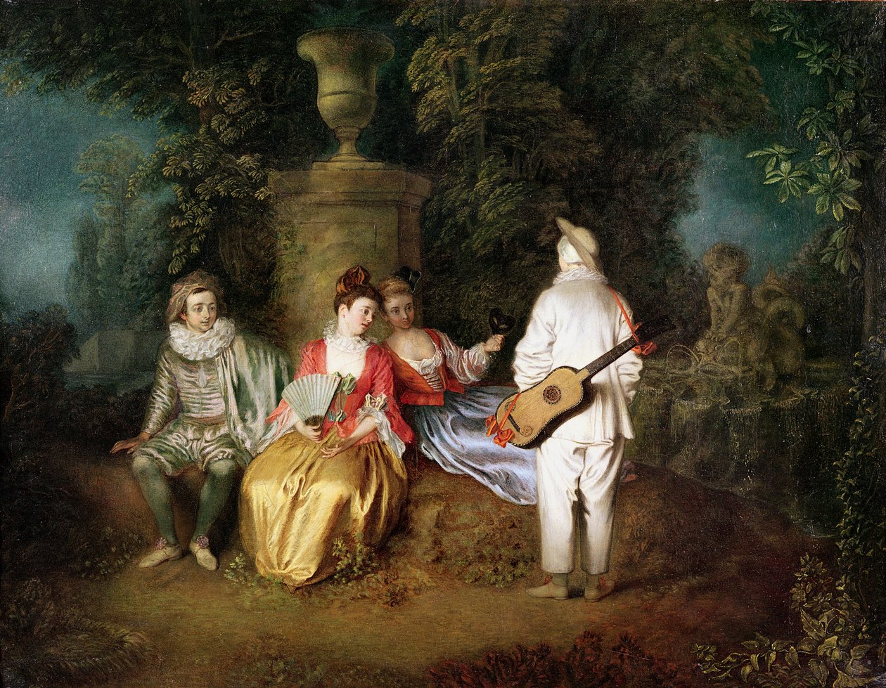 الرباعي ، ج .1713 بواسطة جان أنطوان واتو