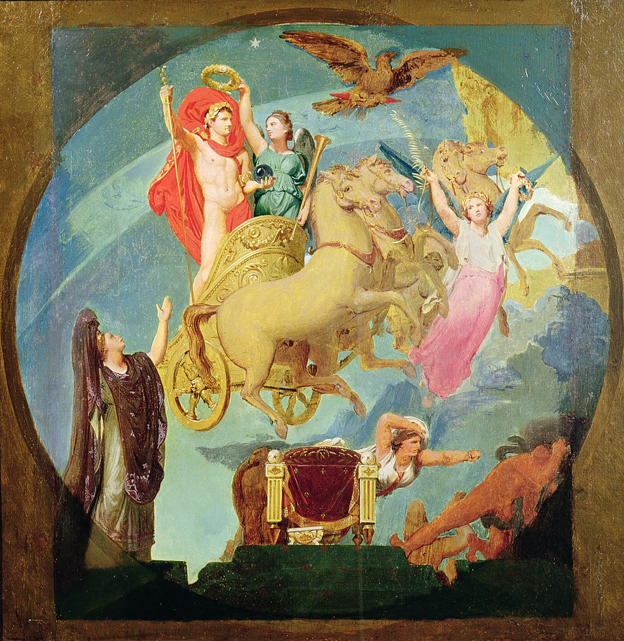 تأليه نابليون الأول (1769-1821) 1853 (انظر 429032 لمزيد من التفاصيل) بواسطة جان أوغست دومينيك إنجرس