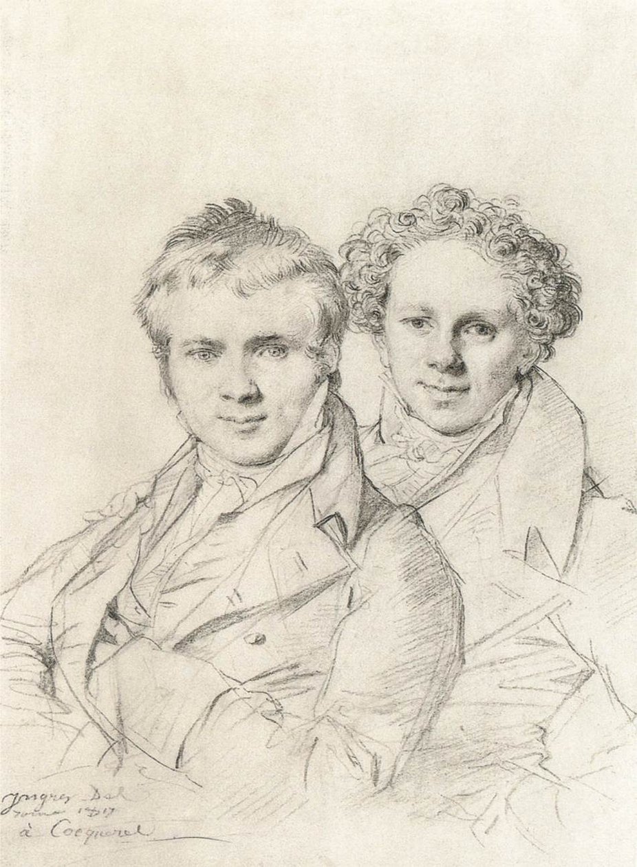 صورة مزدوجة لـ Otto Magnus von Stackelberg و Jacob Linckh بواسطة جان أوغست دومينيك إنجرس