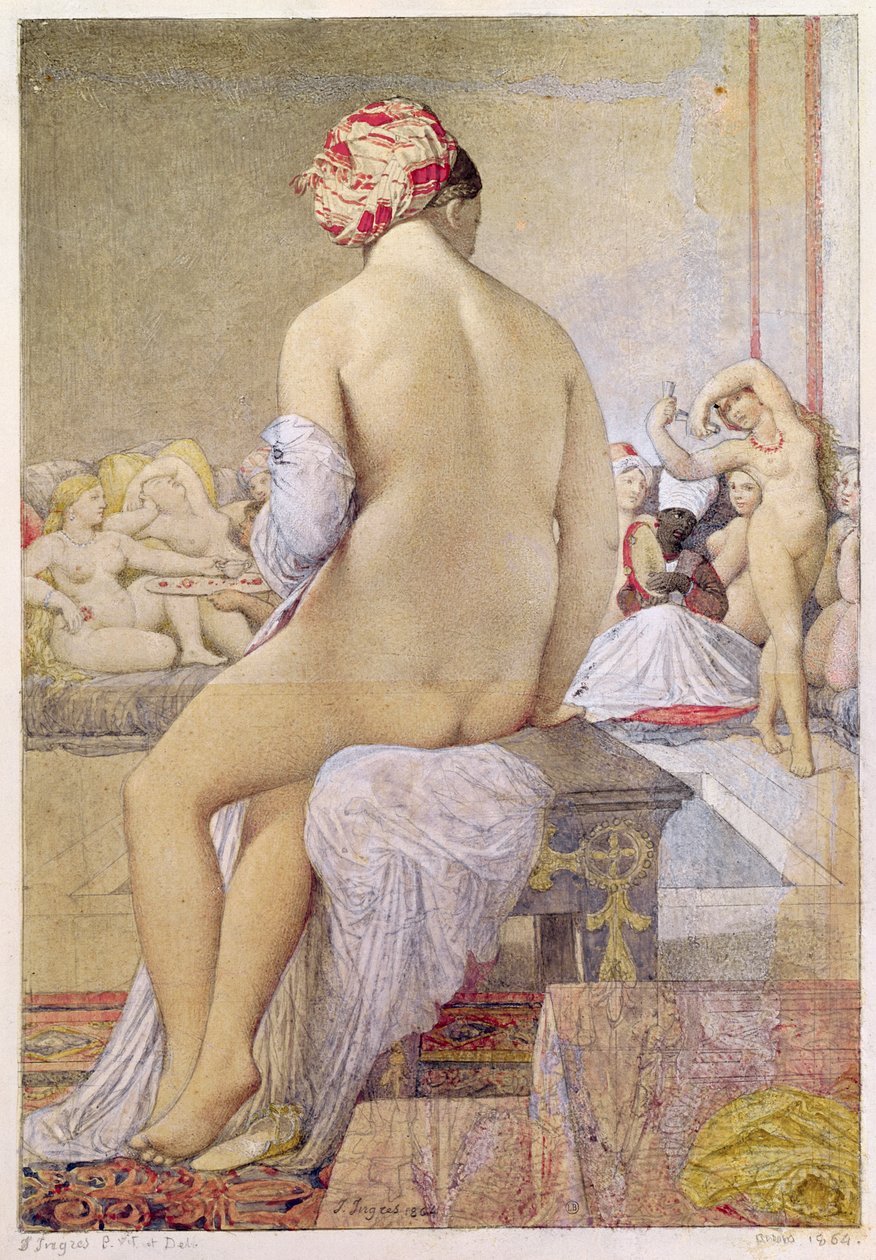 Odalisque أو The Bather ، 1864 بواسطة جان أوغست دومينيك إنجرس