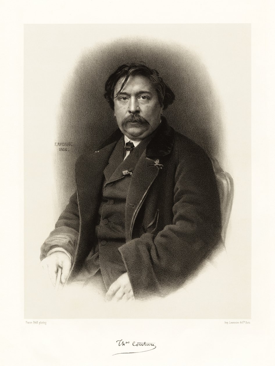 توماس كوتور ، 1865-1866 بواسطة جان بابتيست أدولف لافوس