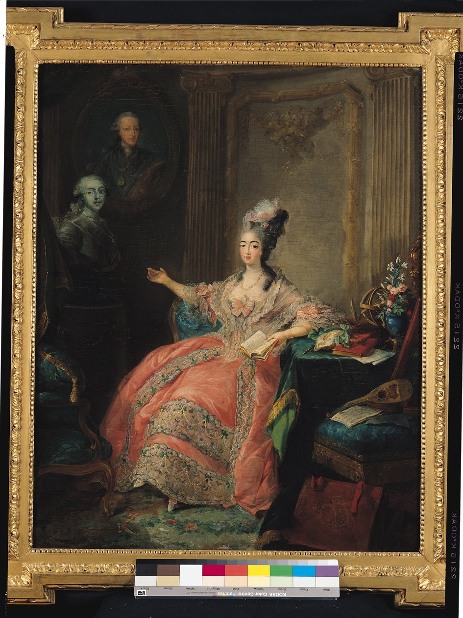 لويز ماري جوزفين من سافوي ، كونتيسة بروفانس (1753-1810) ، 1775 بواسطة جان بابتيست أندريه غوتييه داجوتي