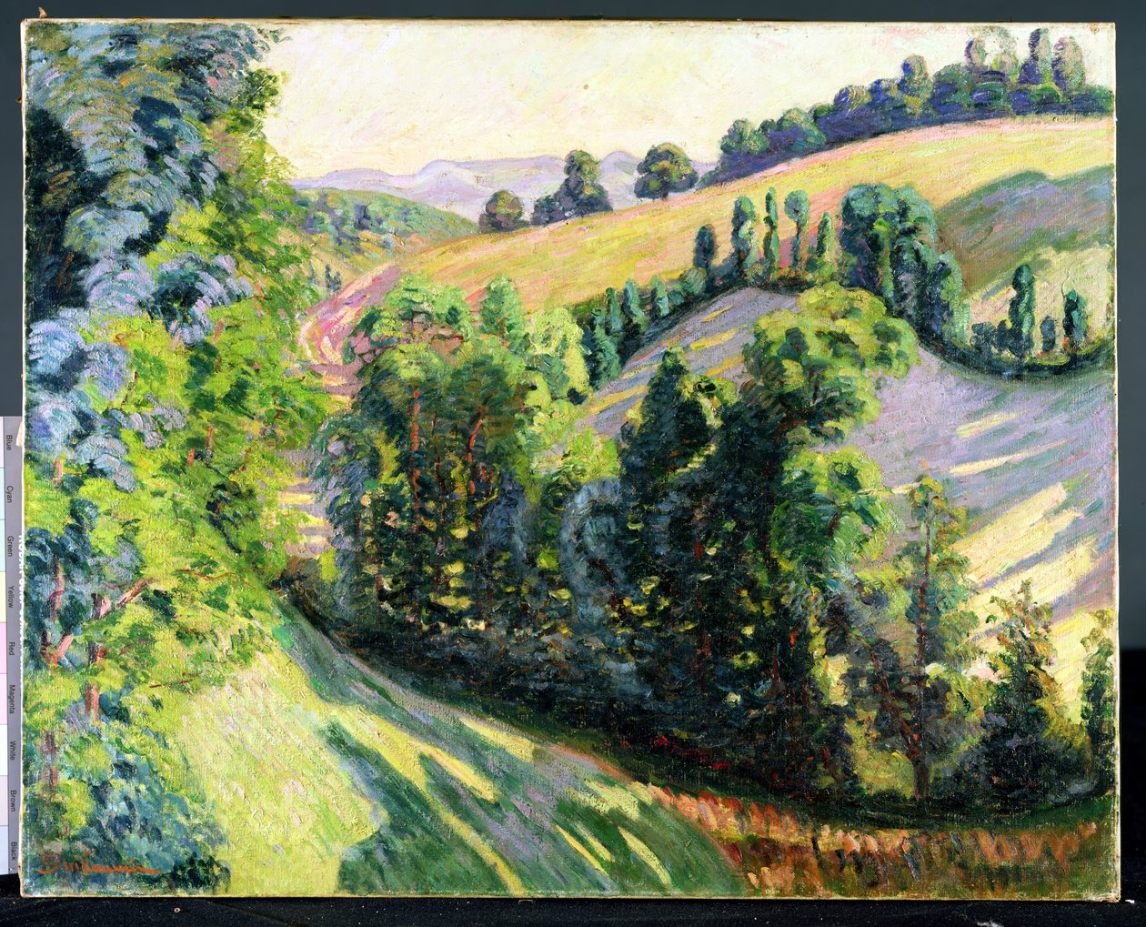 منظر طبيعي في Pontgibaud ، c.1895 بواسطة جان بابتيست أرماند جيومين