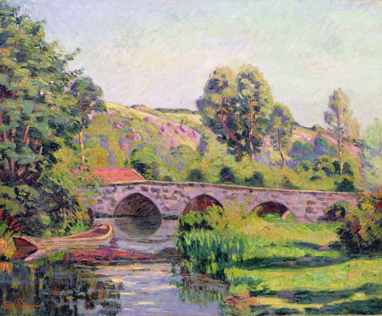 The Bridge at Boigneville ، c.1894 بواسطة جان بابتيست أرماند جيومين