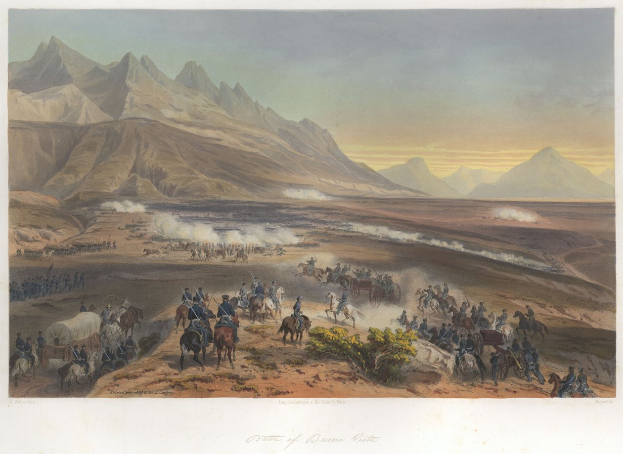 معركة بوينا فيستا (23 فبراير 1847) بواسطة جان بابتيست بايوت