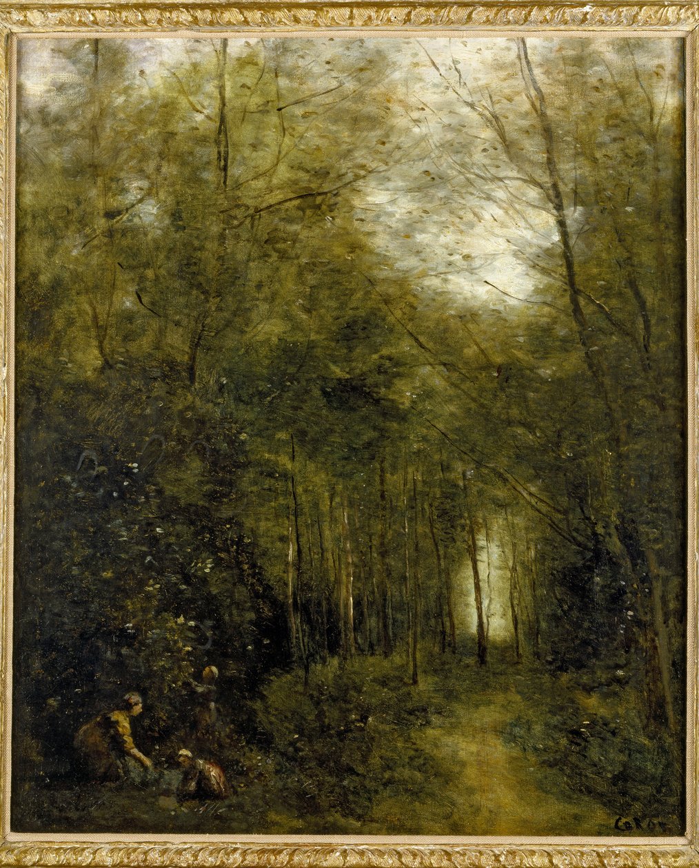 Montfermeuil ، The Brook in the Wood ، 1867 بواسطة جان بابتيست كميل كوروت